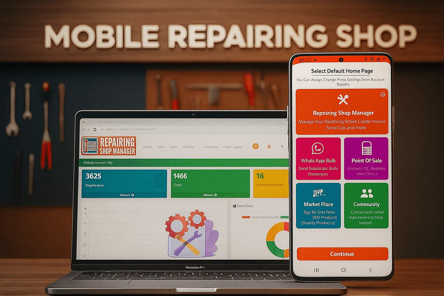 World No 1 Mobile Repairing Shop Management Software